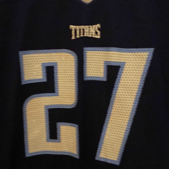Reebok On Field Tennessee Titans Eddie George Jersey Youth Size XL 💥 - Picture 5 of 7